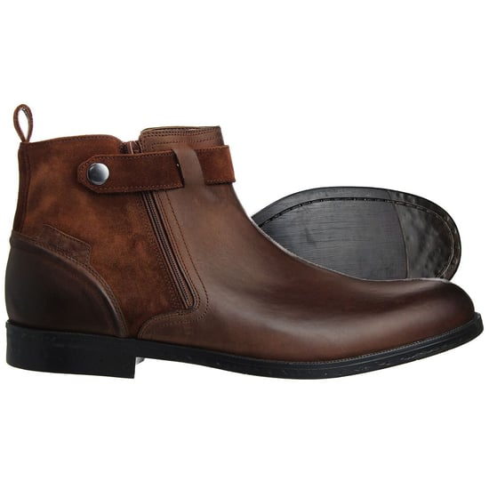 Clarks Brocton Mens Brown Boots - Image 4