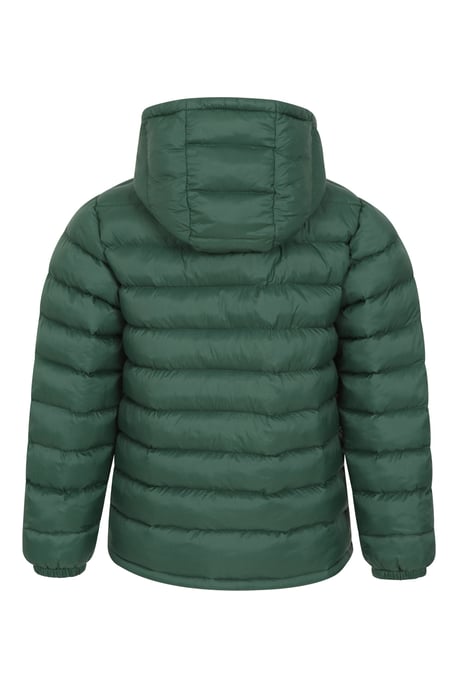 'Seasons' Kids Padded Jacket Water Resistant Outdoors Winter Rain Coat Khaki - Image 5