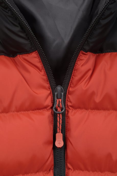 Seasons' Men's Printed Padded Jacket Water Resistant Winter Coat Orange - Image 6