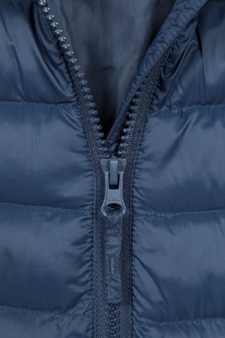 'Florence' Kids Long Padded Jacket Insulated Winter Warm Comfy Travelling Overcoat Navy - Image 5