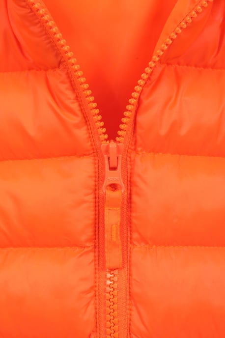 'Seasons' Kids Padded Jacket Water Resistant Outdoors Winter Rain Coat Orange - Image 6
