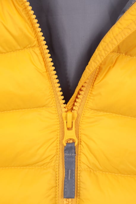 'Seasons' Kids Padded Jacket Water Resistant Outdoors Winter Rain Coat Yellow - Image 6