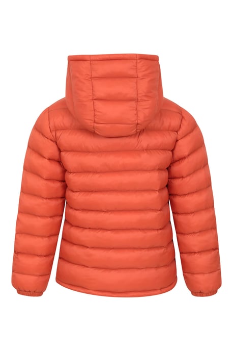 'Seasons' Kids Padded Jacket Water Resistant Outdoors Winter Rain Coat Orange - Image 4