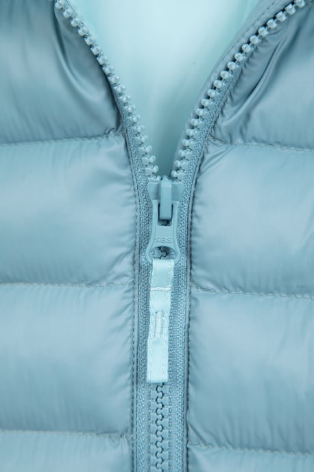 'Seasons' Kids Padded Jacket Water Resistant Outdoors Winter Rain Coat Pale Blue - Image 6