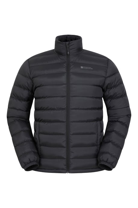 Seasons' Men's Printed Padded Jacket Water Resistant Winter Coat Black - Image 5