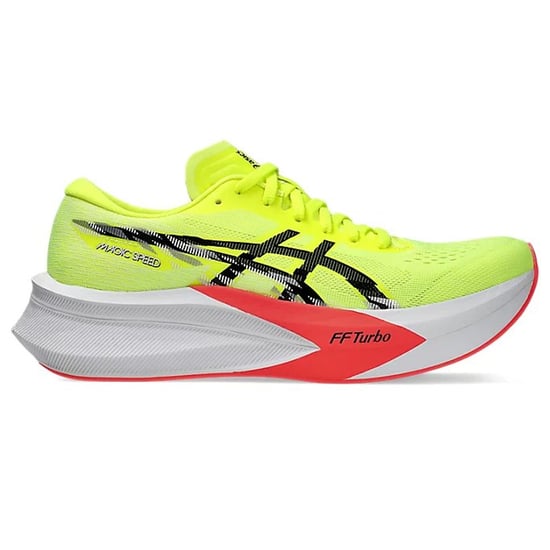 Asics Magic Speed 4 Womens Yellow Running Shoes - Image 1
