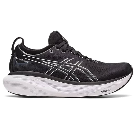 Asics Gel-Nimbus 25 Womens Black Running Shoes - Image 1