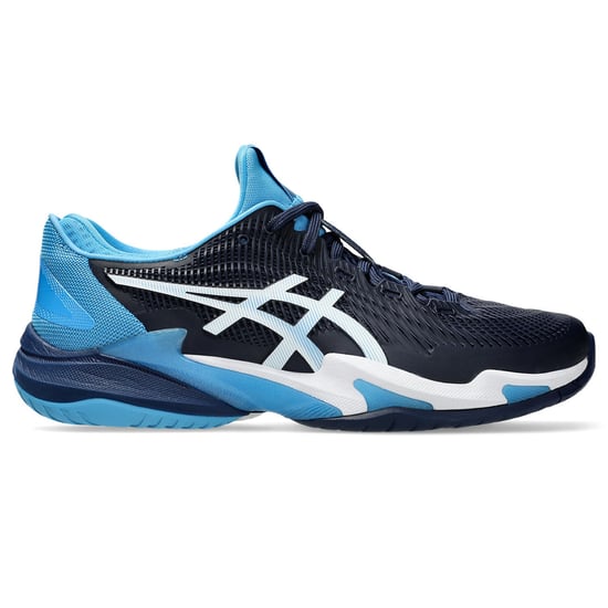 Asics Court FF 3 Novak Mens Navy Tennis Shoes - Image 1