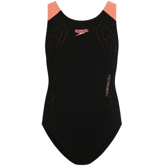 Speedo All Over Splashback Kids Multicolour Swimsuit - Image 1