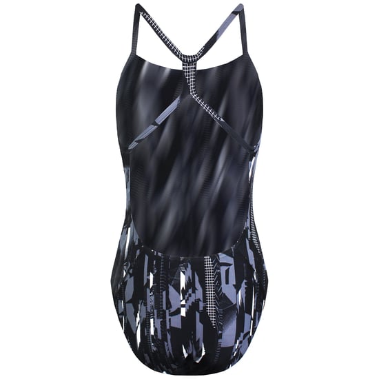 Speedo All Over Rippleback Womens Black Swimsuit - Image 2