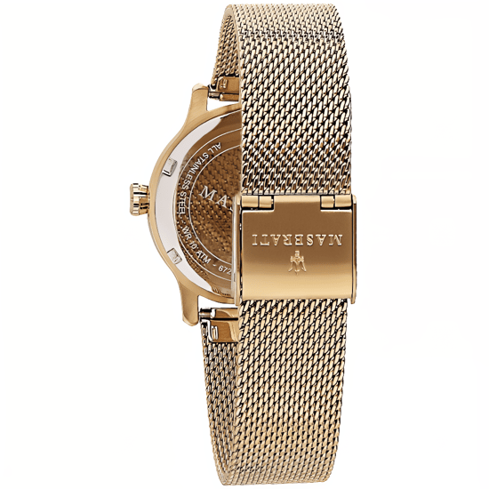 Maserati Epoca Ladies Watch with Blue Mother of Pearl Dial and Rose Gold Finish - Image 2