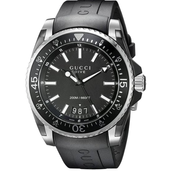 Gucci Dive Men's Black Watch YA136204 - Stylish and Durable Timepiece - Image 1