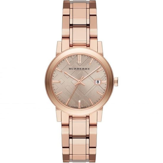 Elegant Burberry BU9135 Women's Watch in Brown Rose Gold Stainless Steel - Image 1