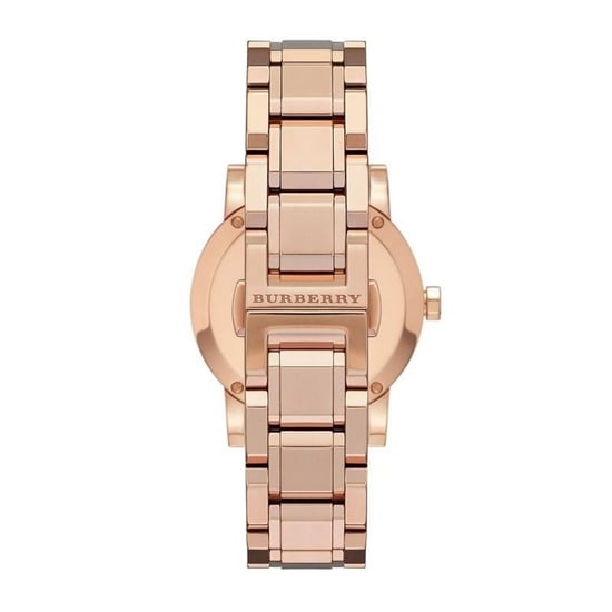 Elegant Burberry BU9135 Women's Watch in Brown Rose Gold Stainless Steel - Image 4