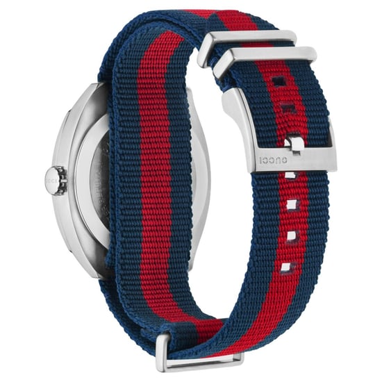 Gucci YA142304 GG2570 Men's 41mm Blue Canvas Watch - Stylish & Durable - Image 2