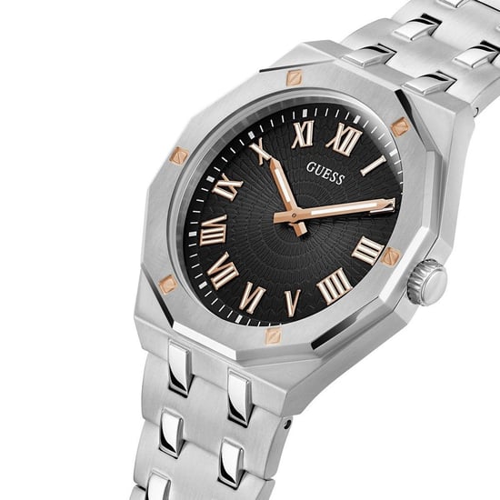 Guess GW0575G1 Men's Analog Silver Dial Watch - Stylish & Versatile - Image 2