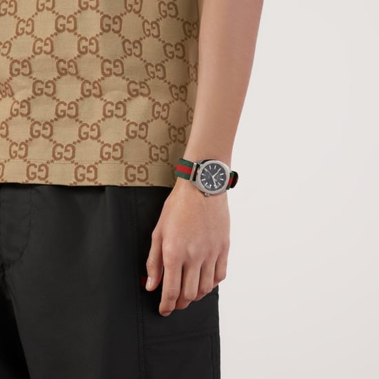 Gucci YA142305 GG2570 Men's Black Canvas Watch - 41mm Elegant Timepiece - Image 4
