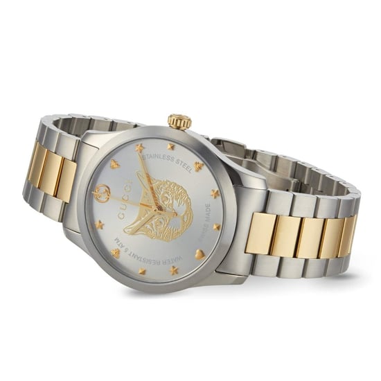 Gucci G-Timeless YA1264074 Unisex Two-Tone Watch - Stylish and Versatile - Image 4