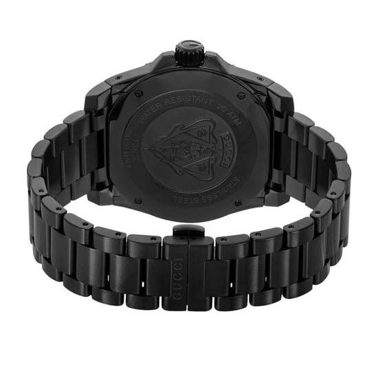 Gucci Dive herenhorloge YA136205 - Zwarte wijzerplaat & roestvrij staal ontwerp - Image 2