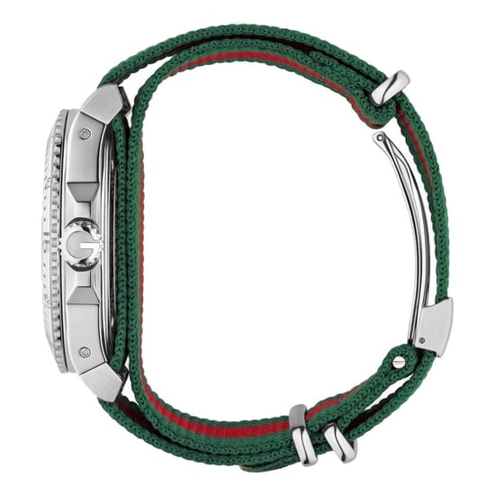 Gucci YA136207 Dive Men's Watch with White Dial and Textile Band - Image 4