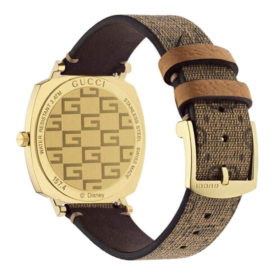 Gucci Disney X Gucci YA157420 Grip Unisex Watch - 35mm Gold Stainless Steel - Image 2