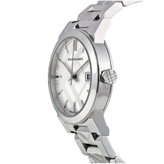 Burberry Women's BU9750 City Chronograph Watch with Silver Dial and Stainless Steel Band - Image 2