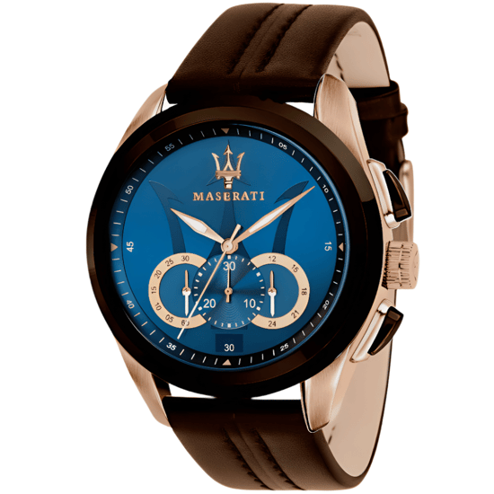 Maserati Traguardo R8871612024 Men's Chronograph Watch with Blue Dial - Image 1