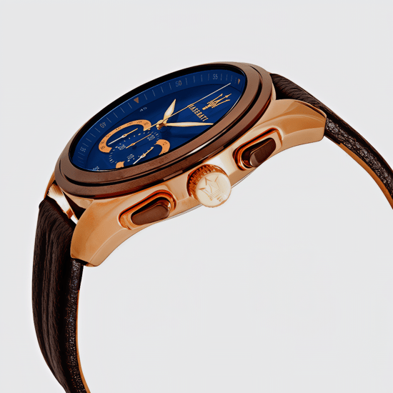 Maserati Traguardo R8871612024 Men's Chronograph Watch with Blue Dial - Image 3