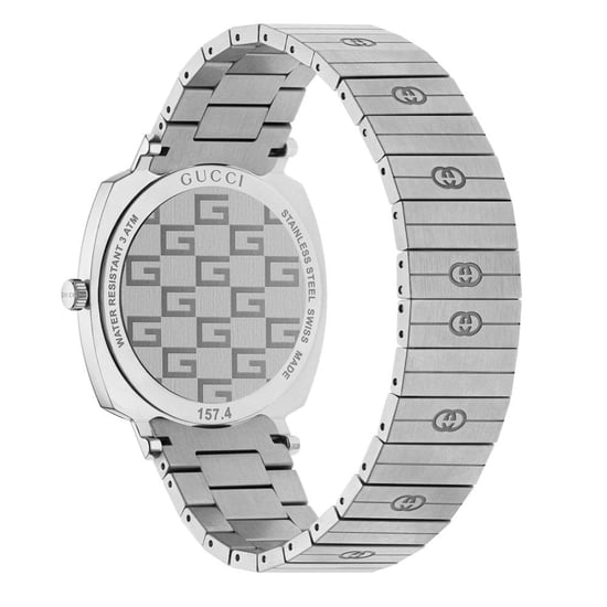 Gucci YA157410 Grip Unisex Quartz Watch - Elegant Stainless Steel Design - Image 2
