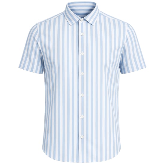 Ted Baker Arschot Stripe Mens Blue Shirt - Image 1