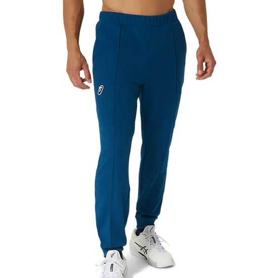 Asics Classic Mens Blue Tennis Track Pants - Image 1