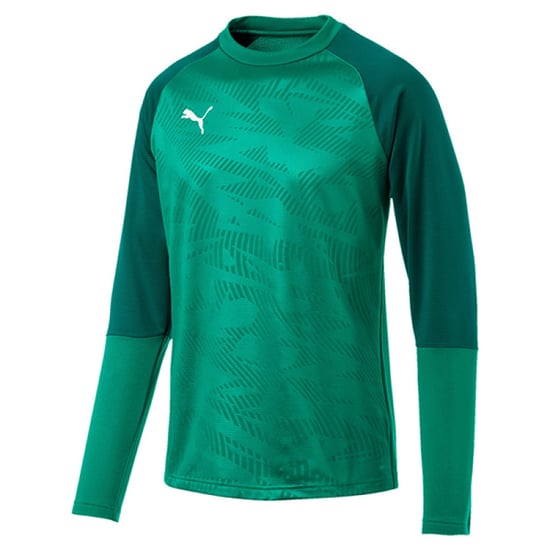 Puma CUP Mens Green Training Sweat Core Top - Image 1