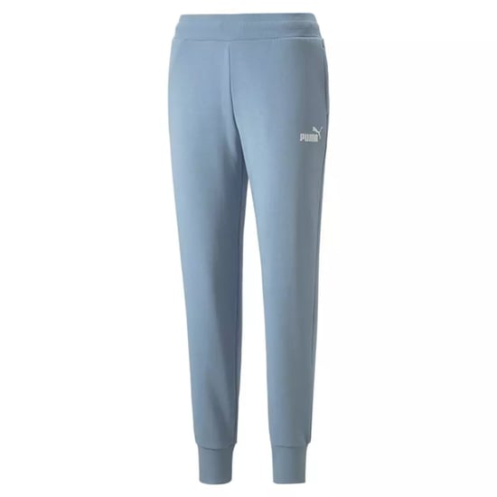 Puma Essentials Fleece Womens Blue Track Pants - Image 1