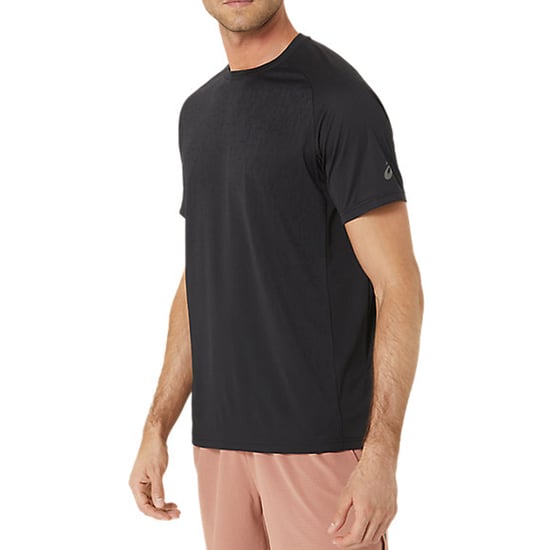 Asics Actibreeze Jacquard Mens Black T-Shirt - Image 1