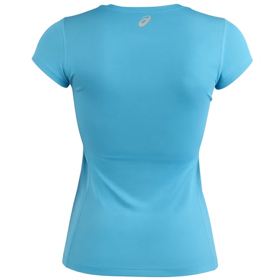 Asics Go Run It Womens Light Blue T-Shirt - Image 3