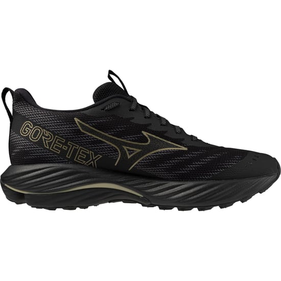 Mizuno Wave Rider Gore-Tex 2 Mens Black Running Shoes - Image 1