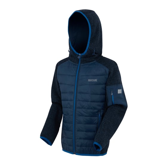 Regatta Childrens/Kids Newhill Hybrid Jacket (Moonlight Denim) - Image 3