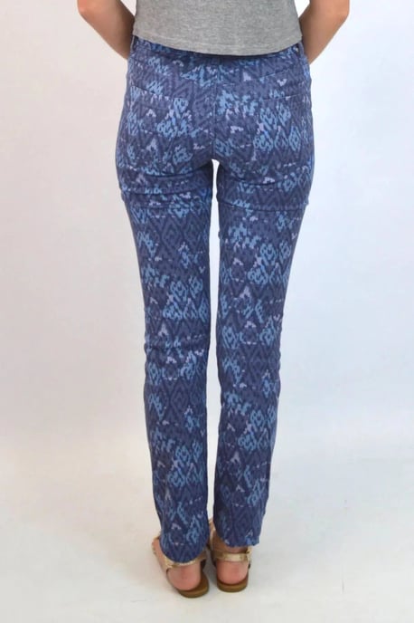 Aztec Print Skinny Jeans - Image 3