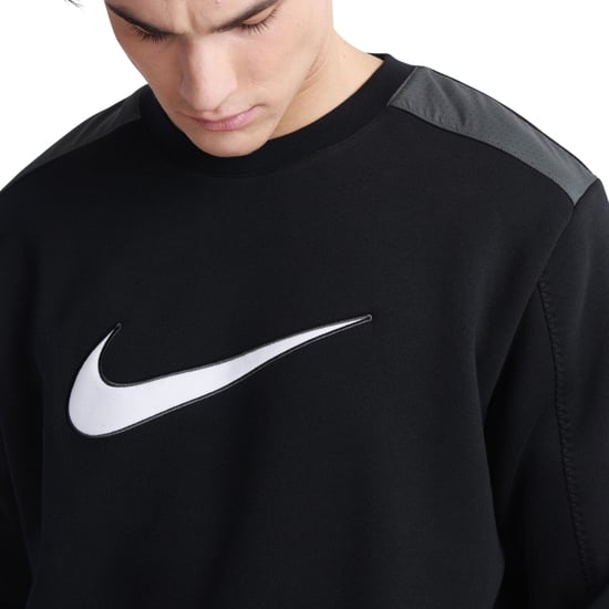 Nike Stor Swoosh-logotyp Svart Tröja - Image 4
