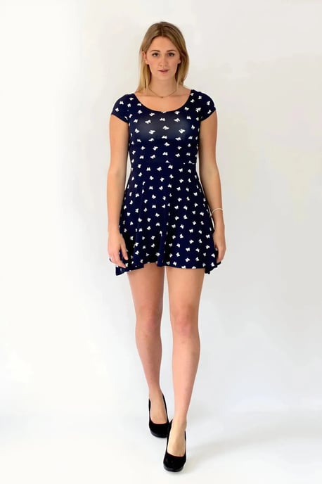 Mini Skater Dress - Image 1