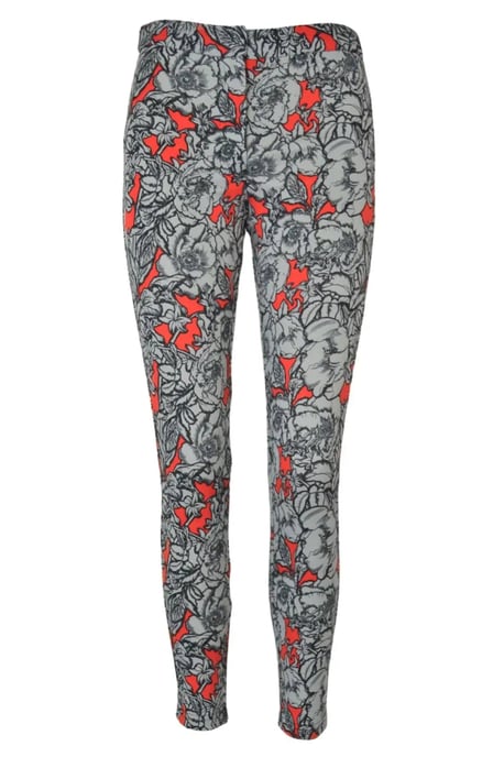 Floral Scuba Jeggings - Image 4