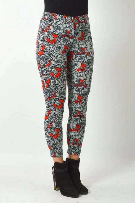 Floral Scuba Jeggings - Image 5