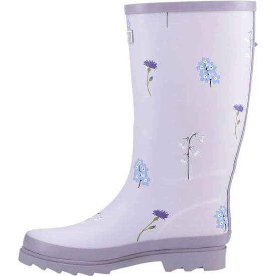 Cotswold Dames Wildbloem Wellingtonlaarsjes (Lila) - Image 3