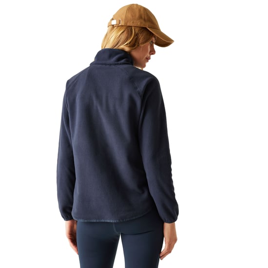 Regatta Dames/Dames Frankie Quarter Zip Fleece Top (Marine) - Image 4