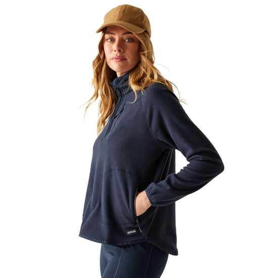 Regatta Dames/Dames Frankie Quarter Zip Fleece Top (Marine) - Image 5