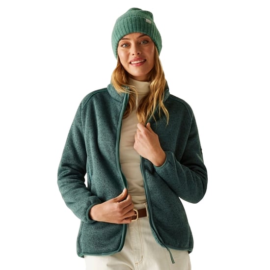 Regatta Womens/Ladies Mellrey Full Zip Fleece (Spruce Green) - Image 4