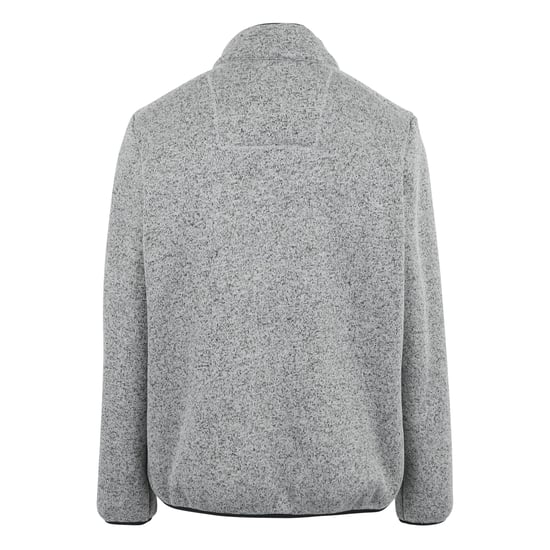 Regatta Mens Barlee Marl Full Zip Fleece Jacket (Silver Grey) - Image 2