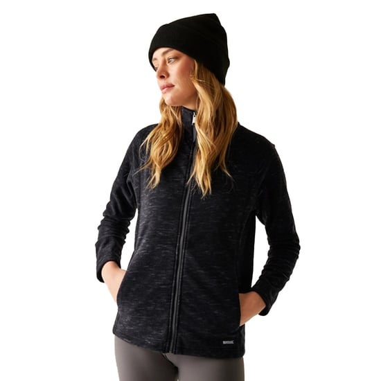Regatta Dames/Dames Mayse Full Zip Fleecejack (Zwart) - Image 6