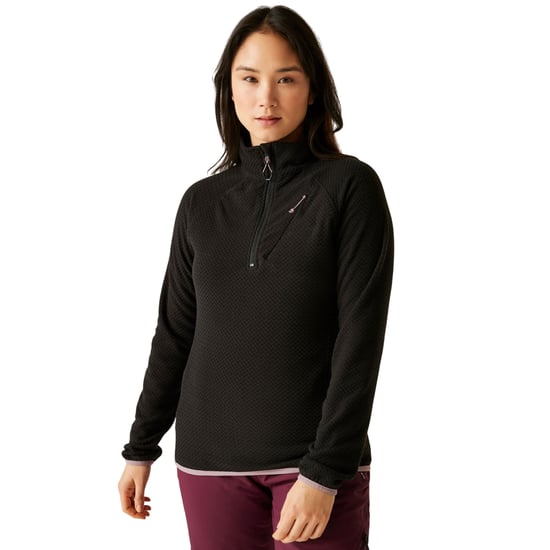 Dare 2B Womens/Ladies Switch Up Fleece Top (Black) - Image 4