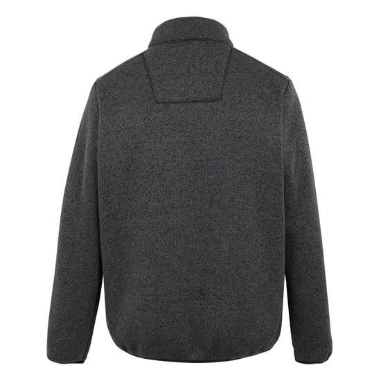 Regatta Mens Barlee Marl Full Zip Fleece Jacket (Black) - Image 2